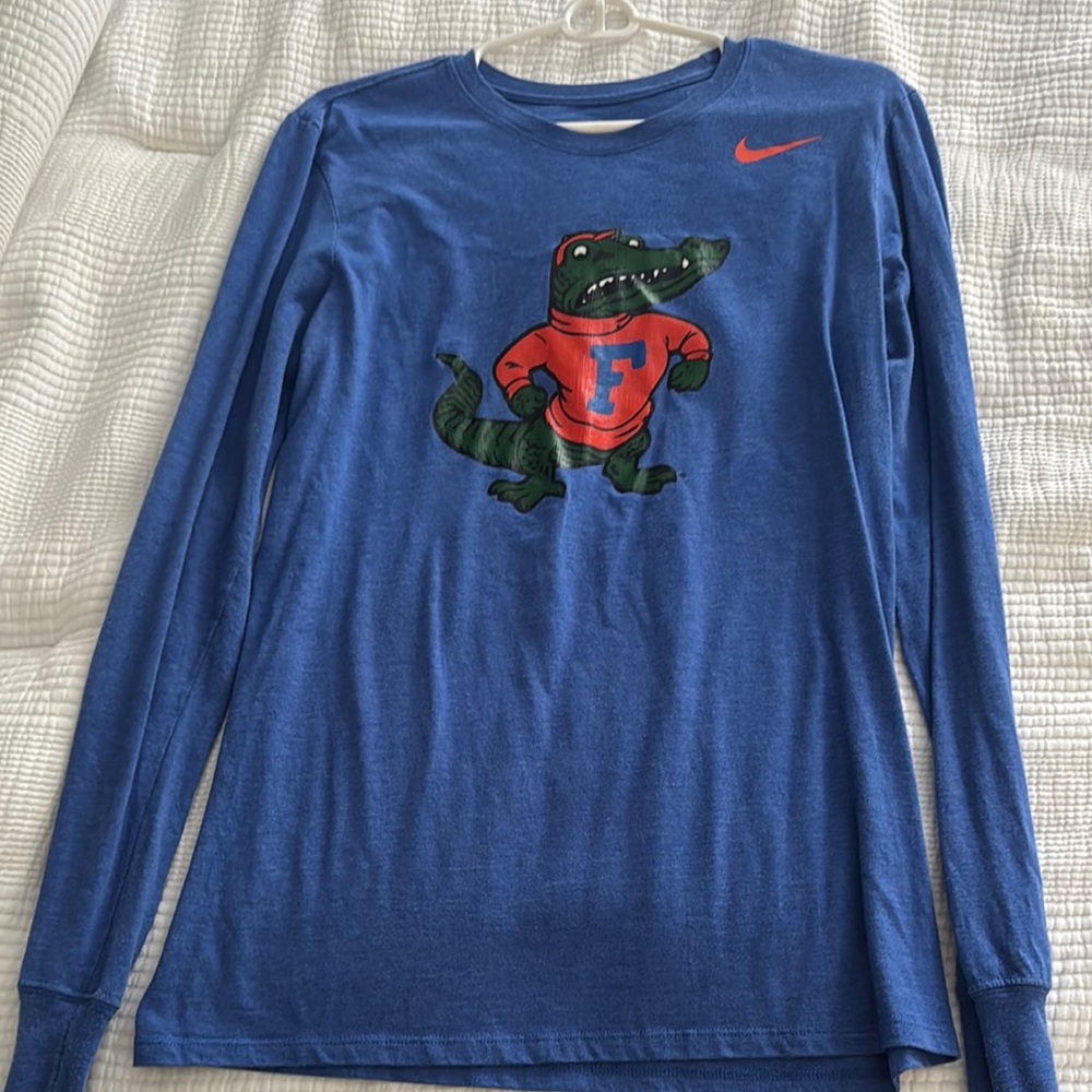 Nike Blue Florida Gators Graphic Long Sleeve Shirt